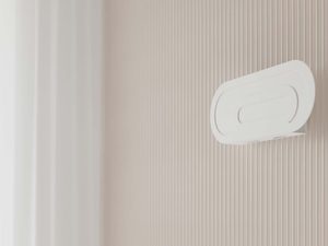 Miniaturka 5 - Kinkiet o opływowym kształcie w pastelowym wnętrzu