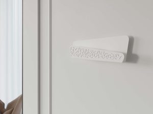 Miniaturka 4 - Biała lampa ścienna z efektem światła rozproszonego