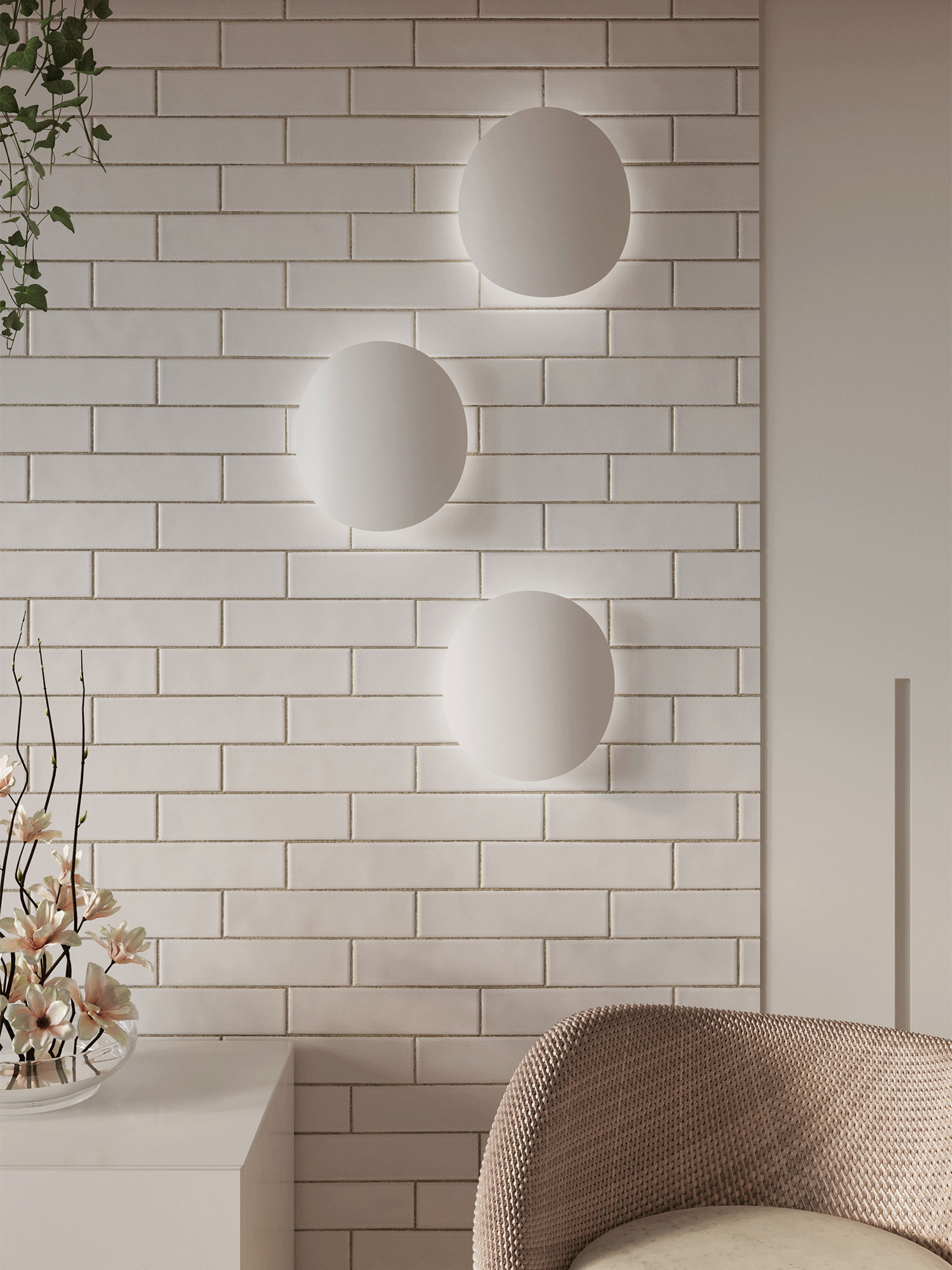 SIRIUS Designerski Kinkiet Minimalistyczny
