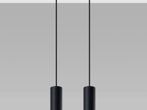 Miniaturka 5 - Potrójna lampa LED z czarno-miedzianymi tubami