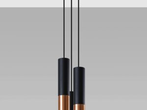 Miniaturka 7 - Lampa LED wisząca z miedzianym wykończeniem tub