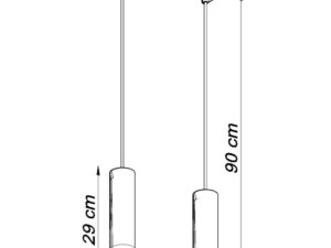 Miniaturka 12 - Rysunek techniczny lampy LED,