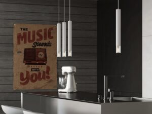 Miniaturka 9 - Aranżacja kuchni z trzema białymi tubami LED nad wyspą