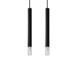 Miniaturka 14 - Designerska kompozycja lamp LED czarnych