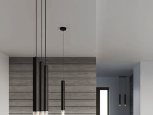 Miniaturka 5 - Kuchnia z białymi tubami LED, nowoczesna kompozycja