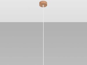 Miniaturka 1 - Wisząca lampa z jednym cylindrycznym kloszem z betonu