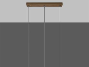 Miniaturka 3 - Lampa wisząca z trzema cylindrycznymi kloszami z betonu i korka