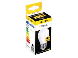 Miniaturka 1 - Pudełko E27 LED 9W Solux z etykietą energooszczędności