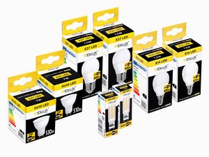 Miniaturka 2 - Zestaw żarówek LED Solux E14, E27 i GU10 z opakowaniami