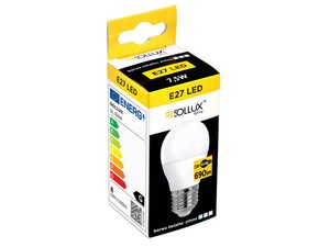Miniaturka 1 - Pudełko żarówki E27 LED Solux – moc 8W, barwa ciepła