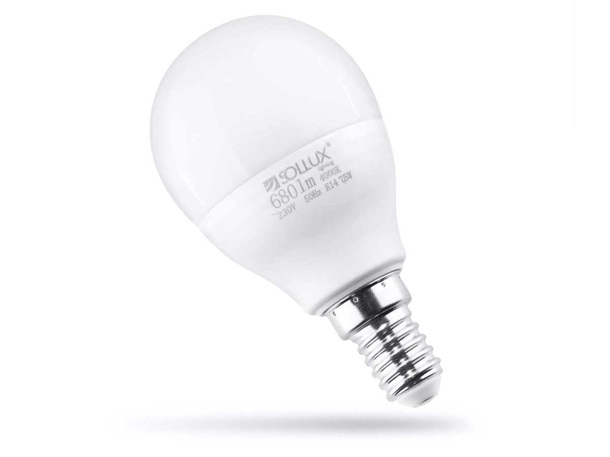 Żarówka LED E14 7,5W – 4000K Intensywna Światłość