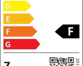 Miniaturka 3 - Etykieta energetyczna z klasą F dla żarówki LED