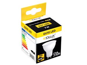 Miniaturka 1 - Pudełko LED GU10 510lm – biała żarówka punktowa Solux