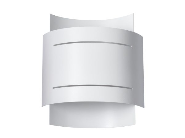 Designerski biały kinkiet LED z miękkim rozproszeniem