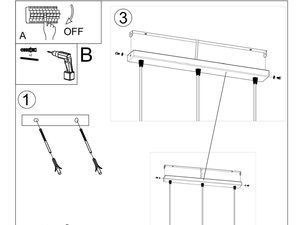 Miniaturka 8 - Instrukcja techniczna lampy wiszącej z jednym kloszem
