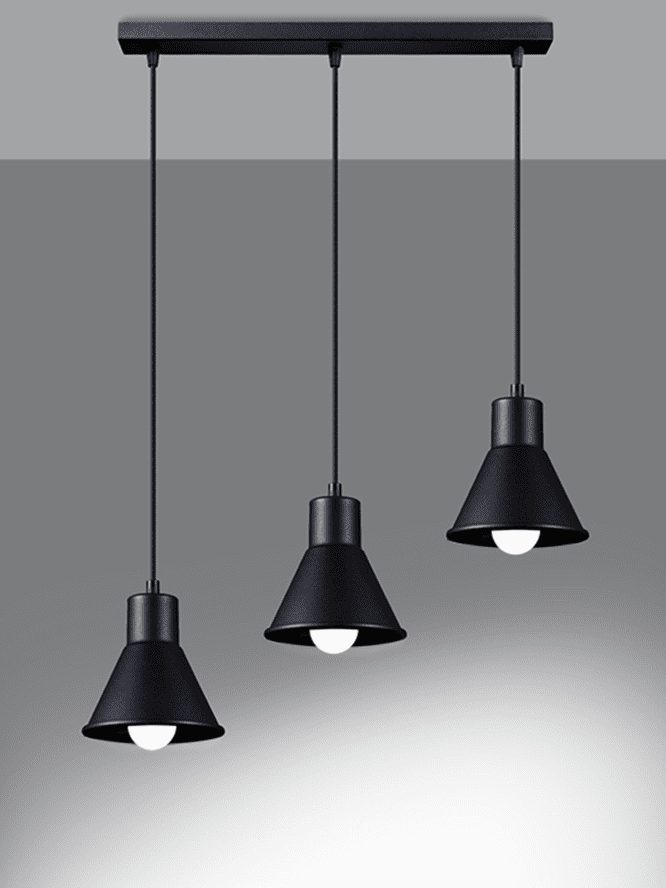 3-punktowa Lampa Wisząca Uniwersalny Design TRITON 3