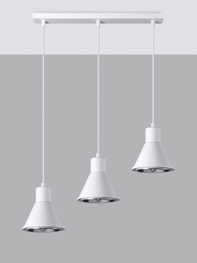 THOR 3 Lampa Wisząca z Trzema Kloszami