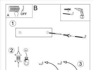 Miniaturka 7 - Techniczna instrukcja montażu kinkietu w formie sześcianu
