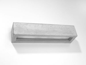 Miniaturka 1 - Oświetlenie sufitowe LED z betonu i mlecznym panelem