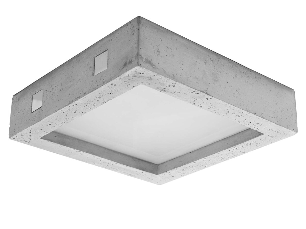 Plafon minimalistyczny RIVA z betonu