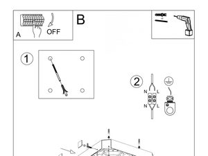 Miniaturka 7 - Instrukcja montażu kwadratowego plafonu z ramką