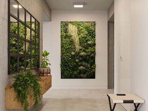 Miniaturka 4 - Przedpokój z nowoczesnym plafonem sufitowym LED