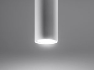 Miniaturka 2 - Minimalistyczna szara tuba LED do montażu sufitowego