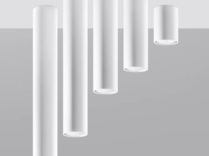 Miniaturka 10 - Lampa z pięcioma białymi tubami LED do wnętrz minimalistycznych