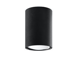 Miniaturka 6 - Lampa sufitowa LED tuba czarna,