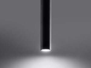 Miniaturka 2 - Designerska tuba LED czarna do montażu wiszącego