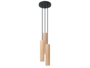 Miniaturka 8 - Drewniana lampa wisząca o eleganckim wykończeniu w stylu eko