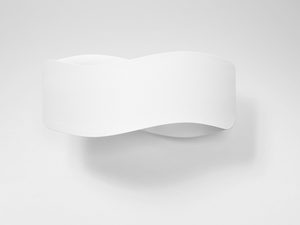 Miniaturka 4 - Falisty biały kinkiet LED z subtelnym światłem