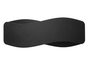 Miniaturka 2 - Falisty czarny kinkiet LED do wnętrz industrialnych