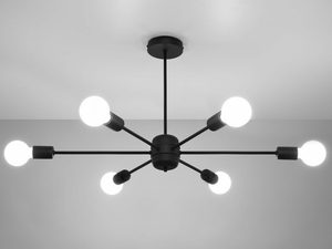 Miniaturka 2 - Nowoczesna lampa sufitowa z kulami LED w stylu loft