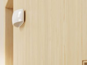 Miniaturka 4 - Kinkiet ścienny w kształcie kapsuły – wnętrze w stylu japandi