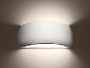 Miniaturka 2 - Półokrągły kinkiet LED z miękkim światłem rozproszonym