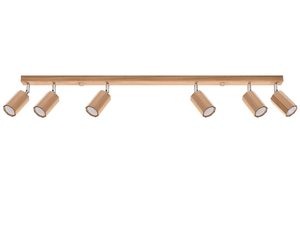 Miniaturka 1 - Szyna oświetleniowa LED z reflektorami w drewnianej oprawie