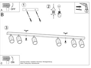 Miniaturka 7 - Instrukcja montażu – drewniana listwa z reflektorami LED