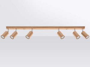 Miniaturka 2 - Drewniana listwa LED z trzema punktami świetlnymi skierowanymi w dół