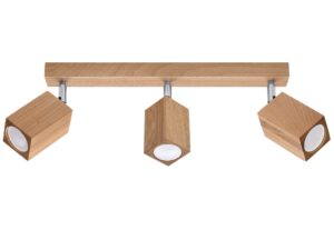Miniaturka 8 - Zbliżenie na lampę sufitową LED z obrotowymi reflektorami