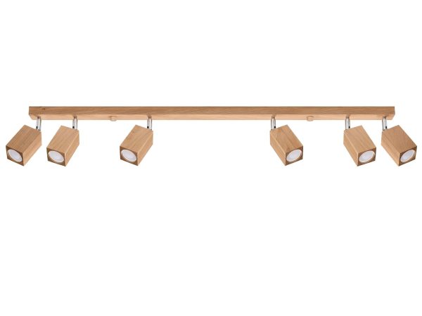 Drewniane reflektory LED o regulowanym kącie świecenia