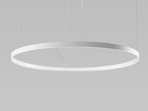 Miniaturka 10 - Designerska lampa LED nad eleganckim salonem z wysokim sufitem