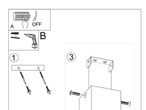 Miniaturka 9 - Instrukcja montażu drewnianego kinkietu LED