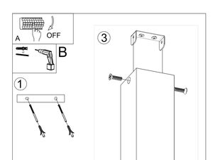 Miniaturka 6 - Instrukcja montażu wiszącej lampy drewnianej