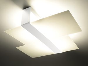 Miniaturka 2 - Stylowy plafon LED z jasnym światłem i prostymi formami