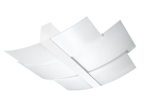 Miniaturka 3 - Nowoczesna biała lampa LED z pływającym efektem świetlnym