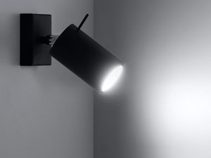 Miniaturka 5 - Nowoczesny reflektor LED czarny z regulowanym kątem świecenia