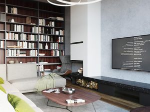 Miniaturka 18 - Lampa LED wisząca do eleganckiego salonu z wysokim sufitem