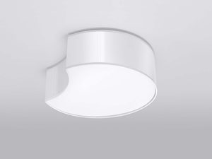 Miniaturka 1 - Biały plafon sufitowy z zaokrąglonym brzegiem