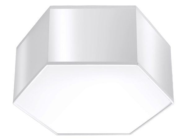 Owalna nowoczesna lampa LED czarna, do korytarzy lub łazienek